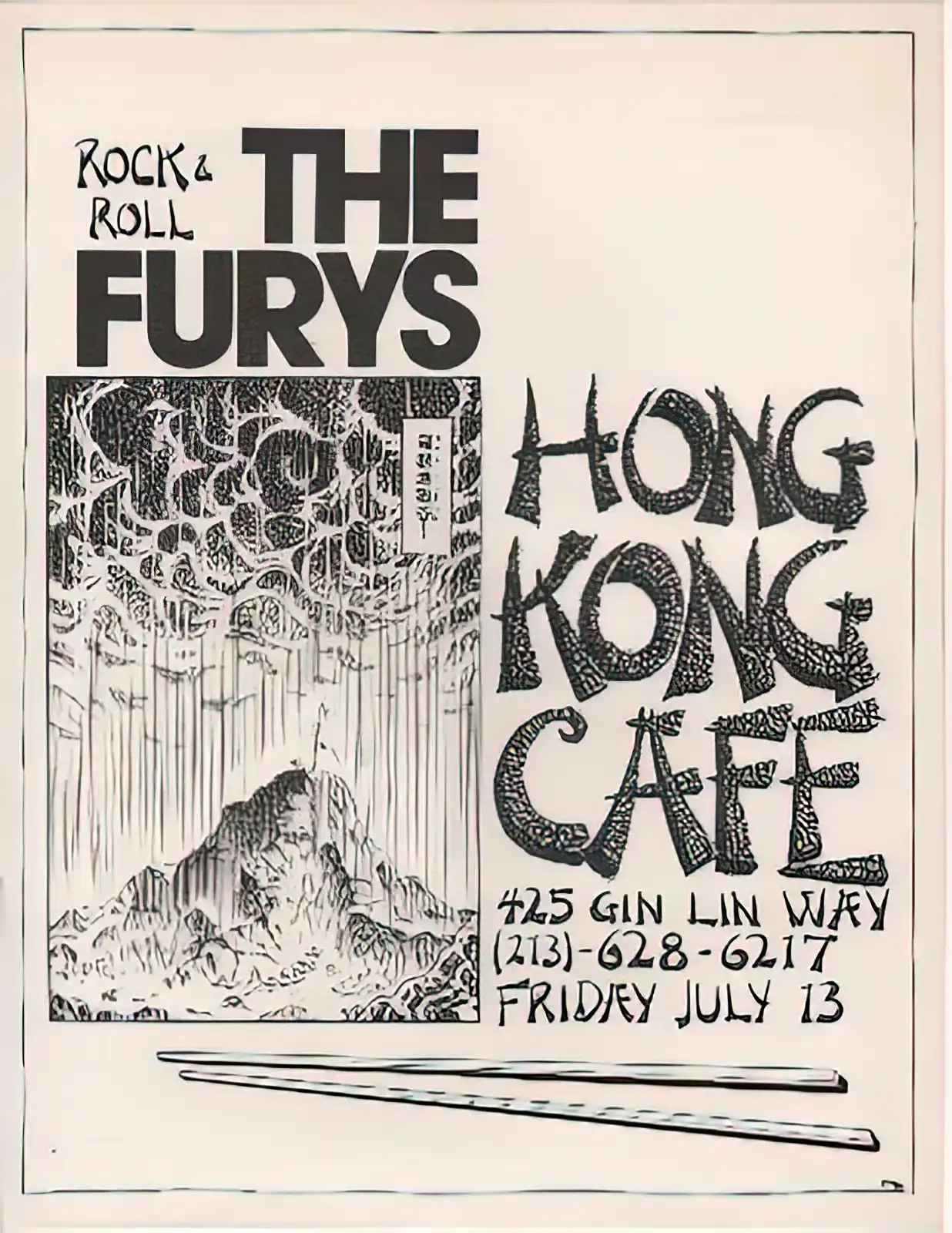 The Furys at the Hong Kong Cafe, July 13, 1979